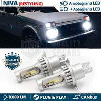 LAMPADINE LED Per LADA NIVA Restyling Luci Bianche