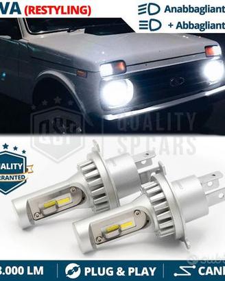 LAMPADINE LED Per LADA NIVA Restyling Luci Bianche