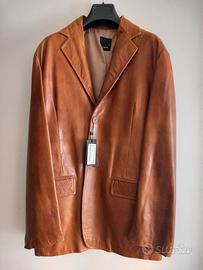 Giacca vintage uomo pelle