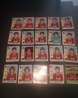 lotto 20 figurine calciatori panini 1981/82 Milan