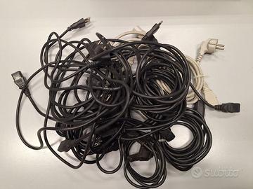 50+ pezzi Cavi Alimentazione PC IEC C13 Schuko Ita