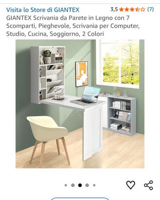 scrivania pieghevole 
