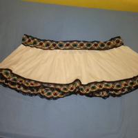 gonna con lacci per tutte le  vite 69x36cm