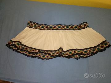 gonna con lacci per tutte le  vite 69x36cm