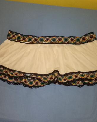 gonna con lacci per tutte le  vite 69x36cm