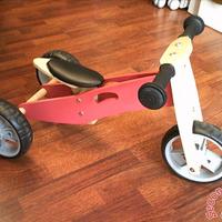 Triciclo Cavalcabile Legno Udeas 2 in 1