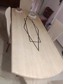 tavolo pranzo in marmo