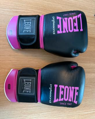 Guanti BOXE Donna marca Leone in pelle
