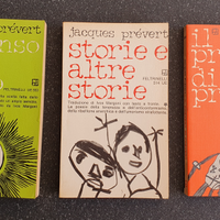 tre libri vintage di JACQUES PREVERT