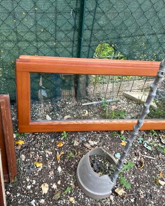 infissi in legno con doppio vetro