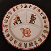 Piatto diviso orsetti alfabeto Tiffany & Co. 1994