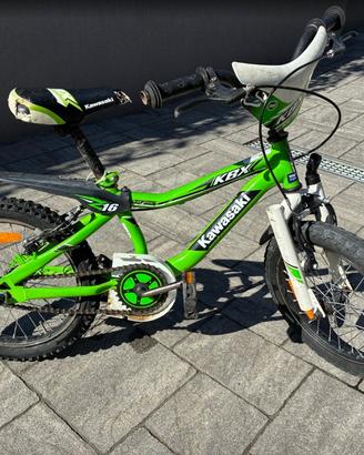 Bicicletta Kawasaki 16 pollici