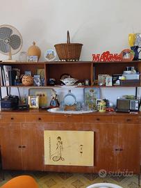 Mobile letto/ libreria vintage
