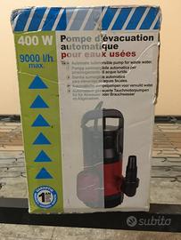 Pompa d'evacuazione automatica per acqua