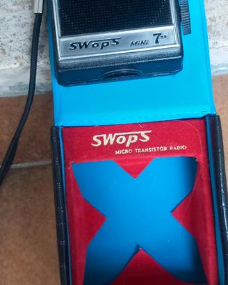 Radio vintage SWOPS Mini 7 – Made in Hong Kong