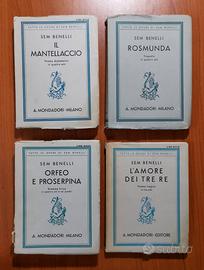 Lotto 5 Vol. "Tutte le Opere di Sem Benelli" '30