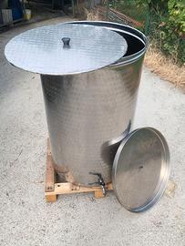  Serbatoio acciaio inox 300 litri 