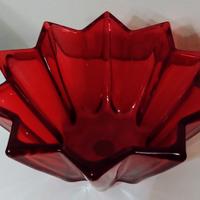 Starlight centrotavola Natalizio vetro rosso
