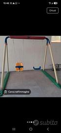 altalena 2 posti Chicco con 2 seggiolini grandi