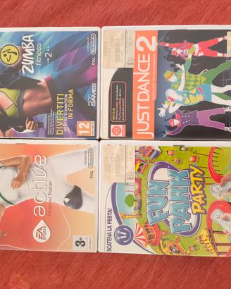 Lotto 4 Giochi Nintendo Wii - PAL ITA