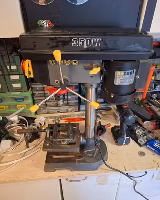 Trapano a colonna NUTOOL MC350W 350W con morsa