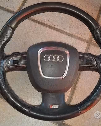 Volante In Pelle Per Audi A4 - A5 S - Line 3 Razze