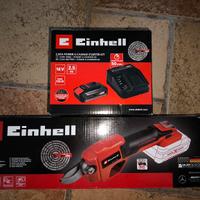forbici potatura einhell più kit batteria