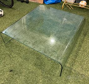 Tavolo in cristallo Fiam anni 70.