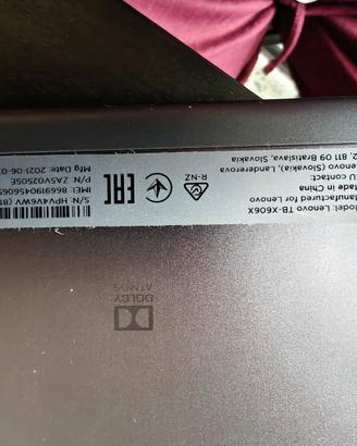 Lenovo Tab M10 FHD Plus + cover + penna