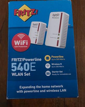 FRITZ!Powerline 540E WLAN Set - Pari al Nuovo con 