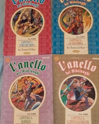l' anello dei nibelunghi fumetti 4 volumi serie 