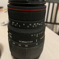 Sigma 70-300mm f/4-5.6 APO DG Macro teleobiettivo