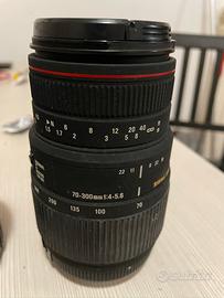 Sigma 70-300mm f/4-5.6 APO DG Macro teleobiettivo