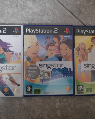 Serie videogiochi Singstar per PS2