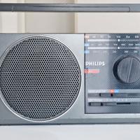 Radio portatile Philips vintage AM/FM funzionante