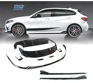 KIT AEREO BMW F40 LOOK M PERFORMANCE NERO LUCIDO
