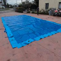telo copertura piscina con  tubolari  240g/m3