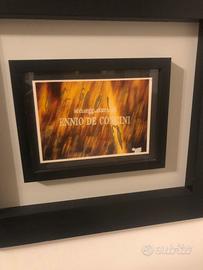 Mario schifano tecnica mista su foto