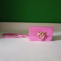 Borsetta a tracolla Pinko Lovebirds rosa acceso