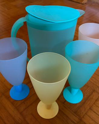 Set caraffa e bicchieri