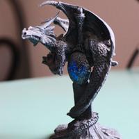 Ornamento Drago con spada