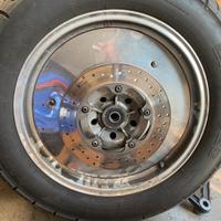 cerchi e gomme moto morini 350 ex calibur usati