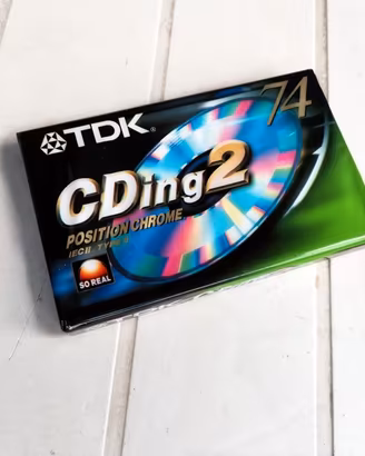 MUSICASSETTA TDK CDing 74 CHROME - VERGINE NUOVA