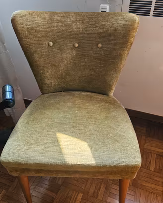 2  poltroncine in velluto 