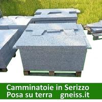 Camminatoie in Pietra SERIZZO per Giardini