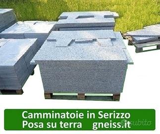 Camminatoie in Pietra SERIZZO per Giardini