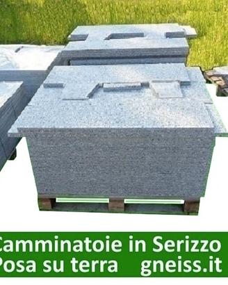 Camminatoie in Pietra SERIZZO per Giardini