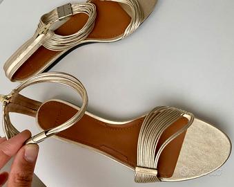 Sandali nappa oro Givenchy