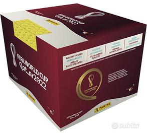 PANINI BOX 100 BUSTINE MONDIALE QATAR 2022