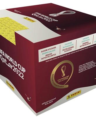 PANINI BOX 100 BUSTINE MONDIALE QATAR 2022